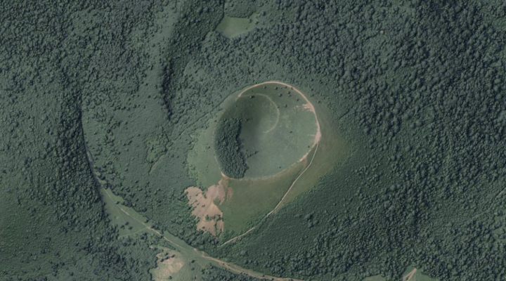 Ortho Express et MNS issu du LiDAR HD - Puy de Pariou (63)
