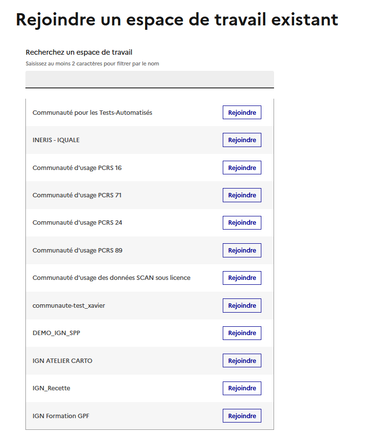 Image décrivant comment rejoindre un entrepôt public