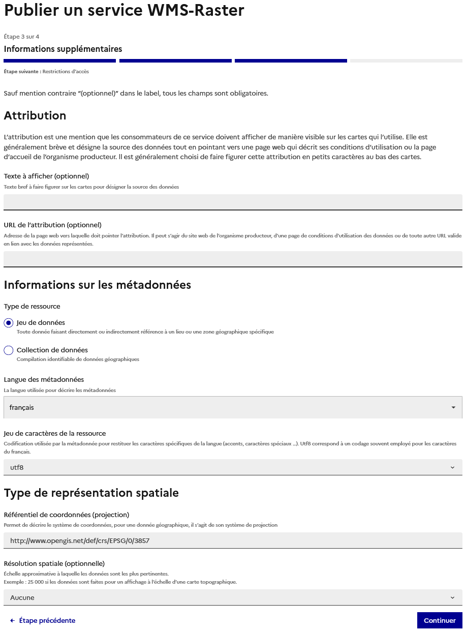 Description de la ressource