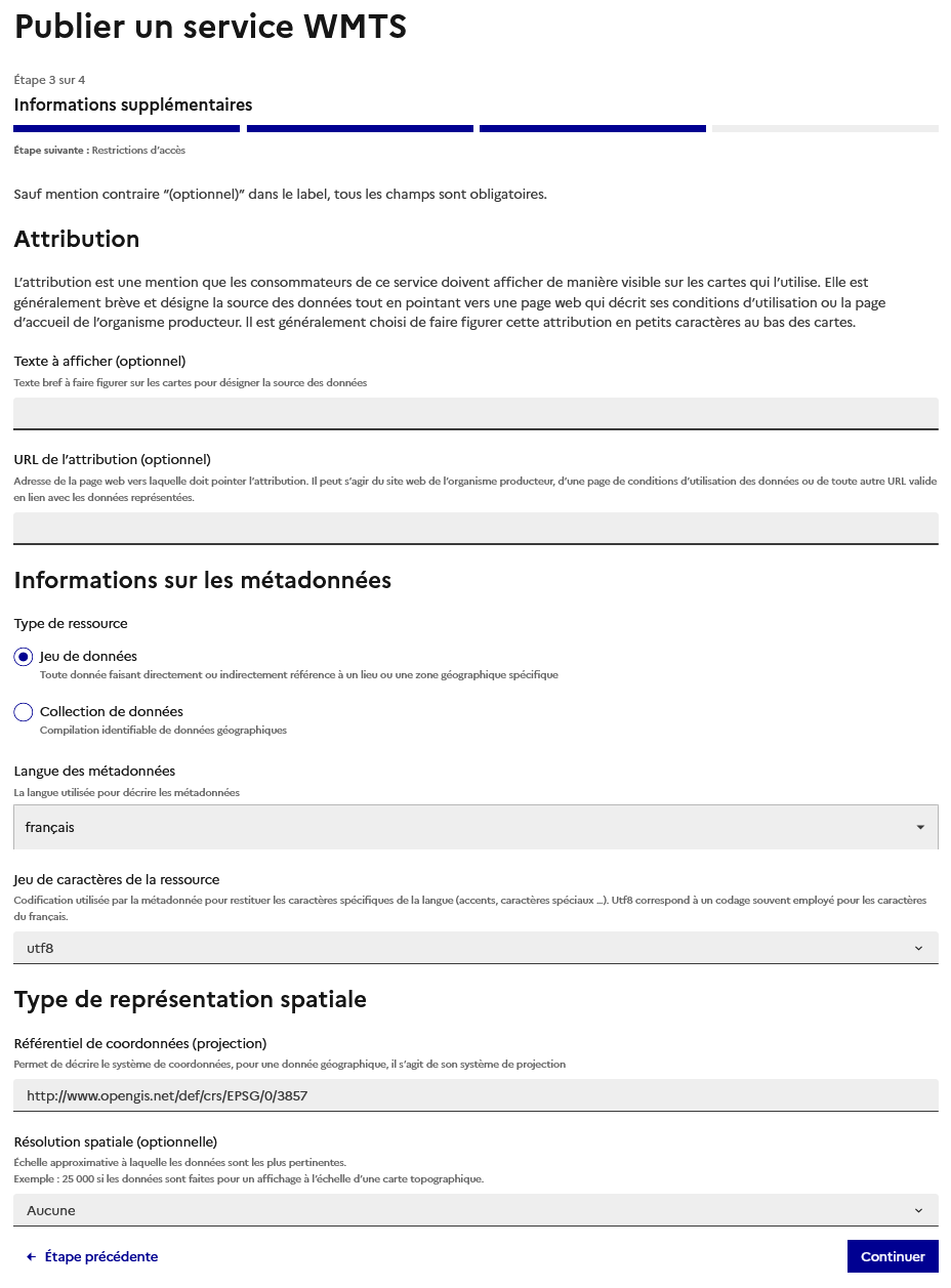 Description de la ressource