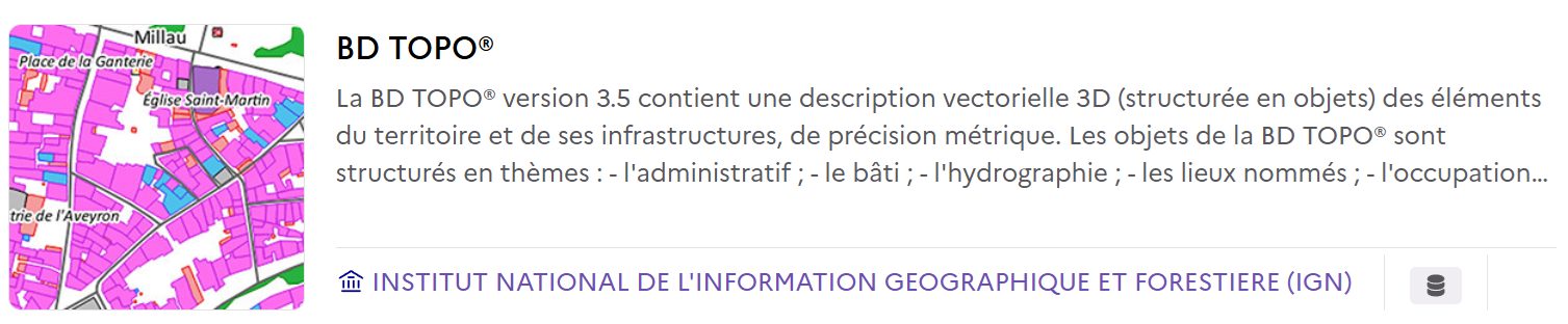 Brique de jeu de données