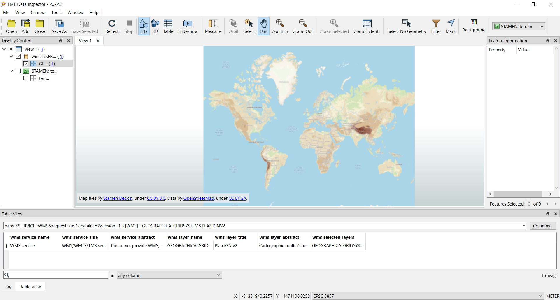 Visualisation du Plan IGN v2