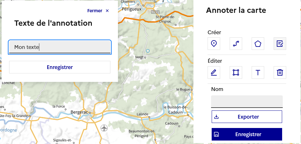 Finalisation de la création du texte