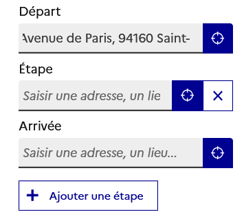 Ajout d’une étape