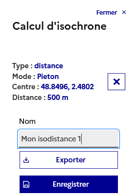 Enregistrement de son résultat