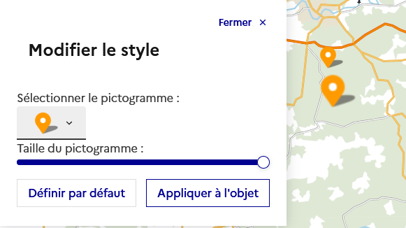 Image décrivant comment modifier la taille d’un point