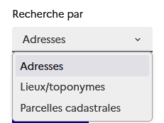 Image décrivant le choix de ce qu’on souhaite rechercher