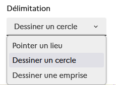 Choix du périmètre de recherche