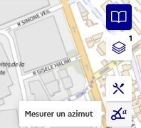 Icône de l’outil « Mesurer un angle »
