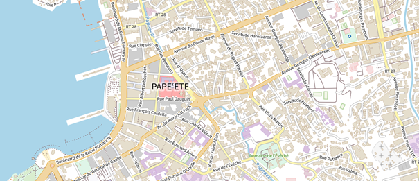 Exemple de plan sur Pape’ete