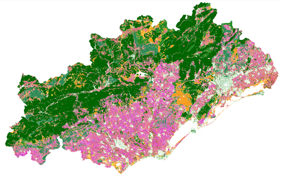 Thème végétation BD France - bêta - département 34