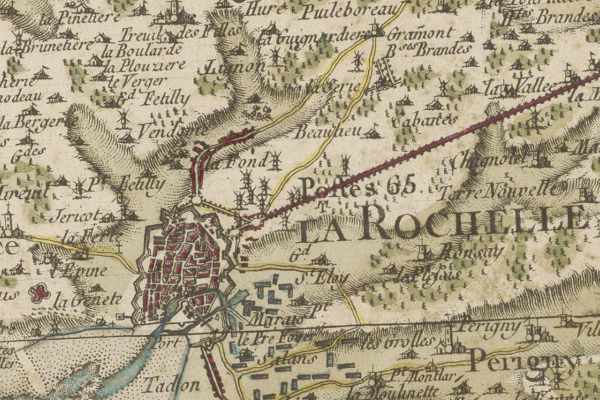 Archives Nationales - Carte de Cassini - La Rochelle (17)