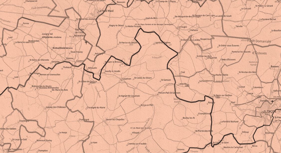 Limites administratives et réglementaires