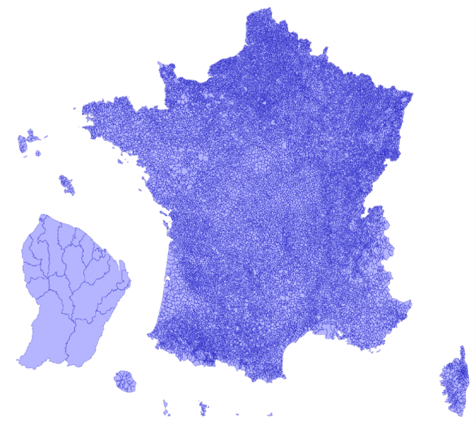 Disponible depuis 2026&nbsp;: Offre CARTO-PLUS enrichie avec 2 couches&nbsp;: Sans et avec conservation d’échelle des DROM&nbsp;: ADE-COG-CARTOPLUS-AVEC-ECHELLE_4-0_GPKG_LAMB93_FRA-ED2026-01-01.gpkg