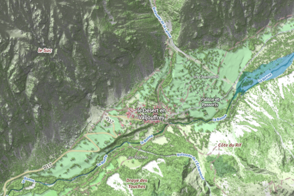 IGNF - PLAN IGN SURSOL - Le Désert en Valjouffrey (38)